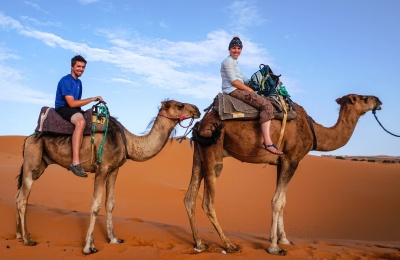 Camel Trek, Merzouga, Sahara Desert, Morocco