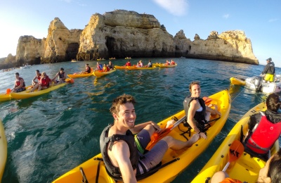 Kayaking, Lagos, Portugal
